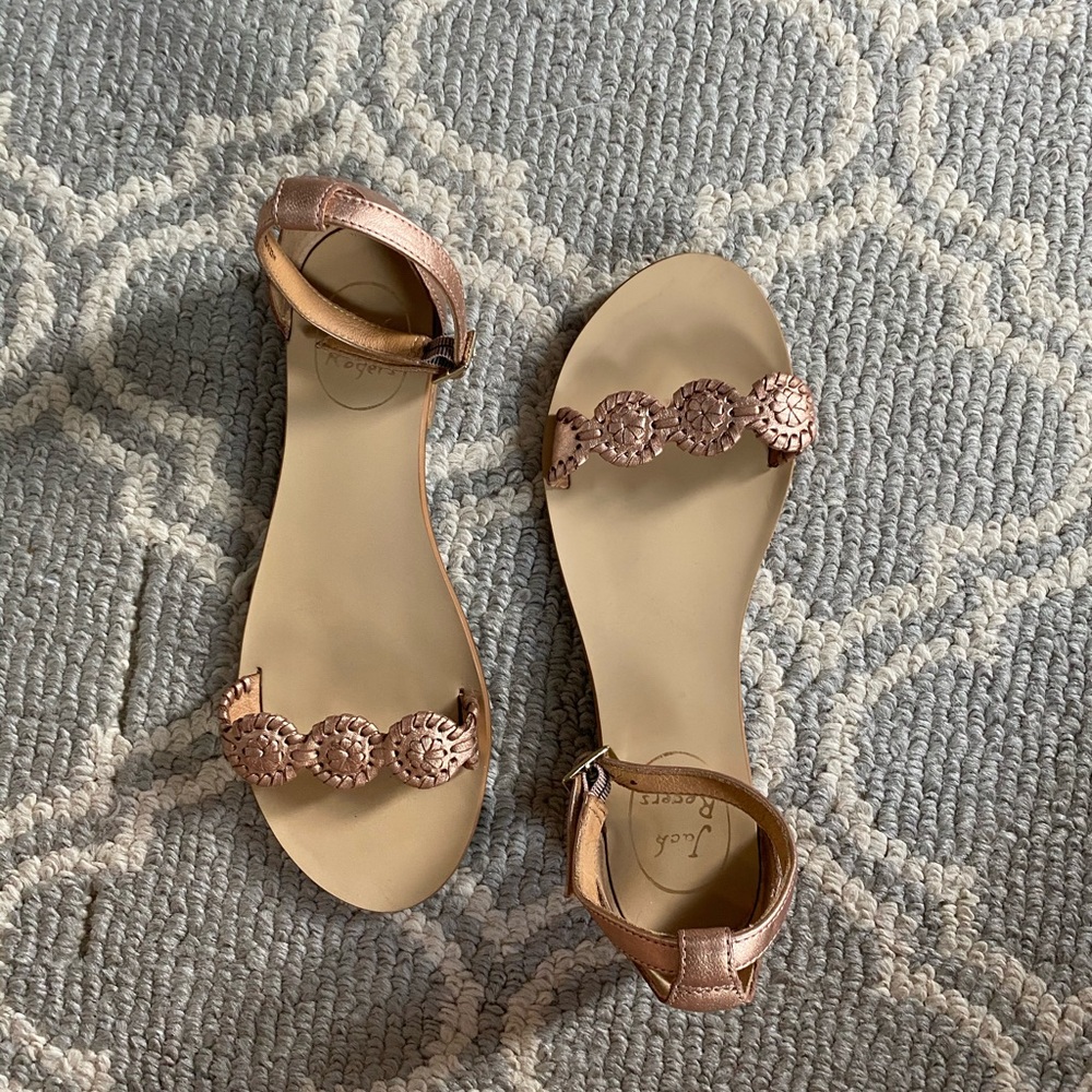 Jack Roger Daphne Sandal in Rose Gold
